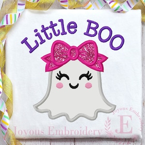 Little BOO Embroidery Design,First Hallween Embroidery Design,Cute Ghost Embroidery,Machine Embroidery File