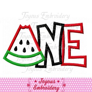 Instant Download ONE Watermelon Applique Machine Embroidery Design NO ...