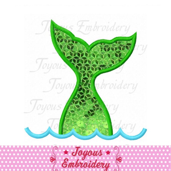 Mermaid tail Embroidery Applique Design,Mermaid applique,Girls applique design NO:2045