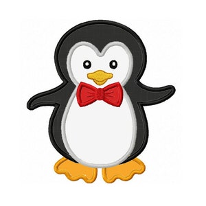 Penguin Applique Machine Borduurwerk, Zoo Animal applique, Birthday Boy applique borduurwerk ontwerp, Instant download borduurwerkNO:1321