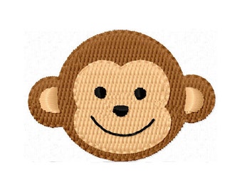 Instant Download Monkey Mini Filled Stitches Machine Embroidery Design NO:1113