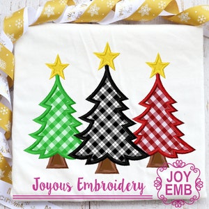 Christmas Tree Applique Embroidery File,Merry Christmas Machine embroidery file,Intant Download File NO:3141