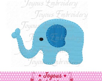 Instant Download Mini Elephant Filled Stitches Machine Embroidery Design NO:2179