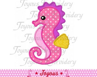 Sea horse Applique,Sea Horse Embroidery,Machine Embroidery Design NO:1496