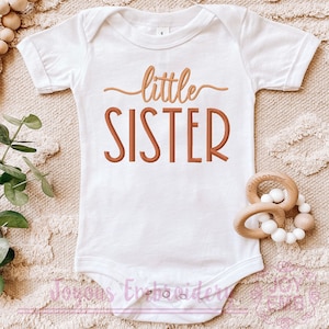 Little Sister Embroidery,Sister Embroidery Design,Machine Embroidery,Embroidery File