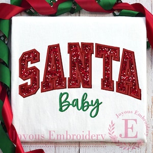 Santa Baby Embroidery Design,Christmas Embroidery Design,Christmas Sweatshirt Embroidery File,Machine Embroidery Design