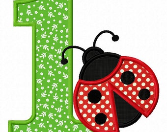 Instant Download Ladybug Numbers 1-9 Applique Machine Embroidery Design NO:1284