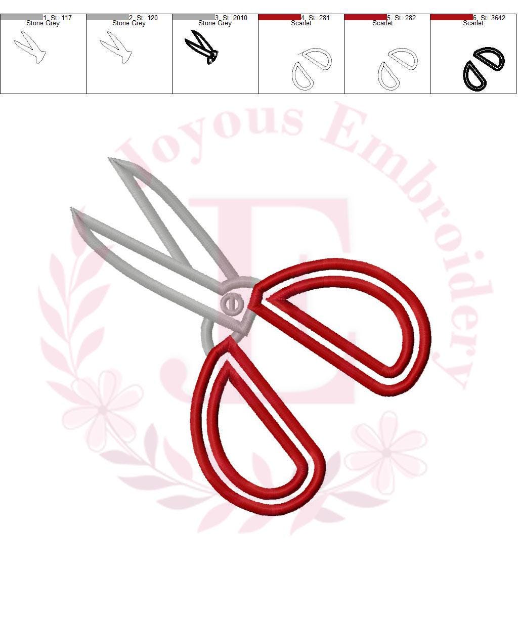Sewing Bundle Embroidery Design, Spools Scissors Pins Buttons ...