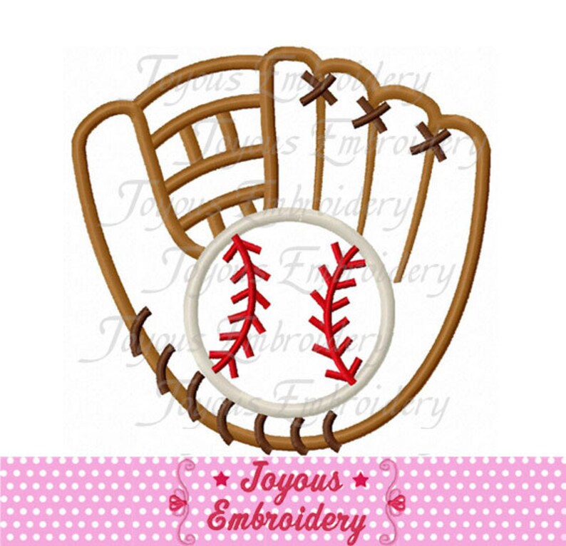 Instant Download Baseball Applique Machine Embroidery Etsy