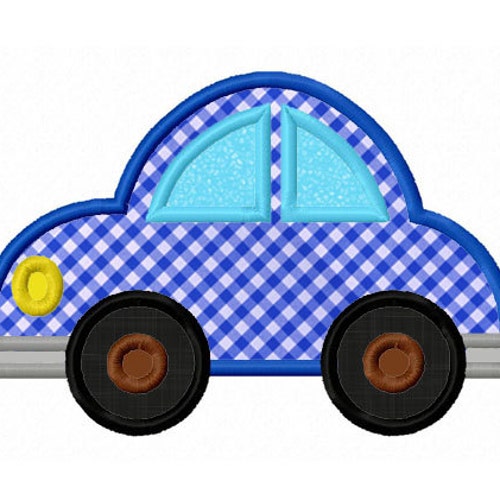 Embroidery Design Car Machine Embroidery Applique Etsy