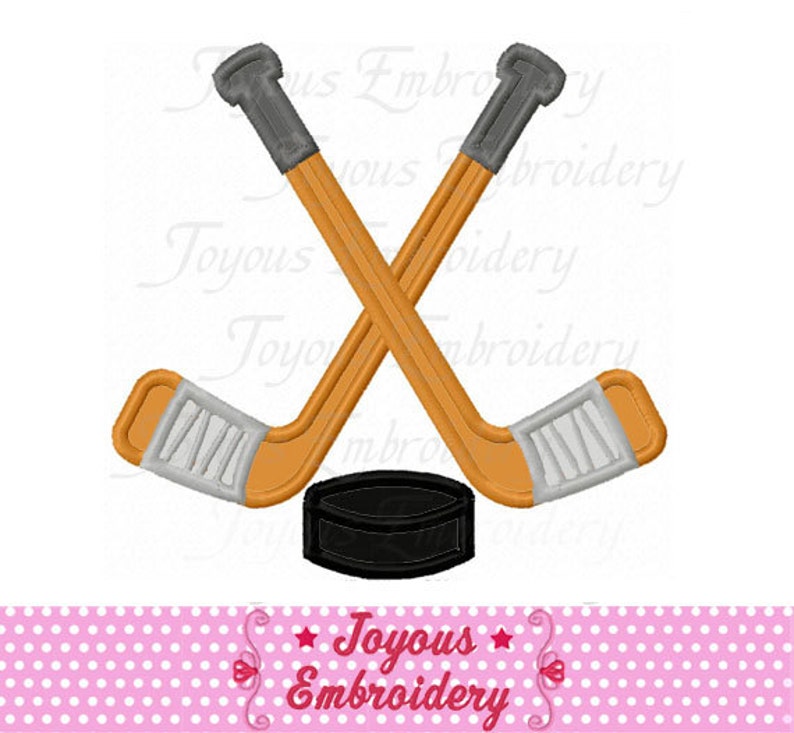 Instant Download Hockey Applique Embroidery Design NO:2110 image 1