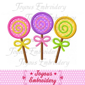 Lollipop Applique,Lollipop Embroidery,Machine Embroidery,Embroidery Design,Instant download File NO:1516
