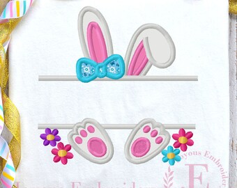 Easter Embroidery Design,Bunny Applique Design,Happy Easter Embroidery,Kids Easter Thsirt Design,Easter Basket Embroidery Design