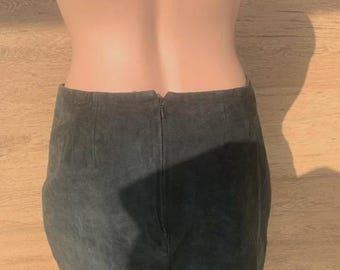 Emmanuel Ungaro Vintage 1990s Shorts, Suede Nubuck Suede Size S