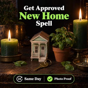 Incantesimi per la nuova casa per ottenere l'approvazione per l'appartamento o la casa dei tuoi sogni, la domanda di affitto e il rituale portafortuna per il trasloco.