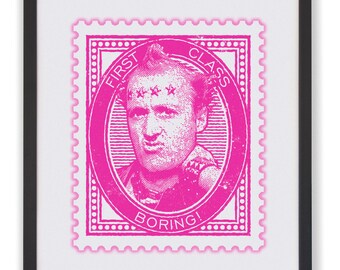 De unga Vyvyan Stämpel Konsttryck: Komedi-TV från 1980-talet