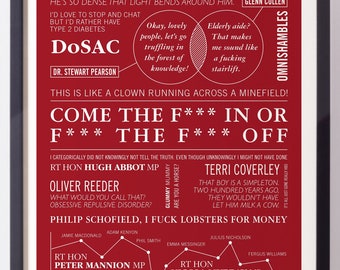 The Thick of It, Typographic Print