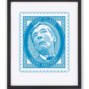 Kenneth Williams Print, Stamp Print, Oooh Matron! Print, Carry On Poster, Innuendo Print, Nostalgic print, Carry On Fans, Friend Gift