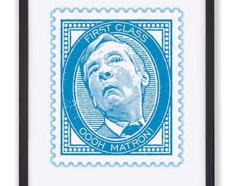 Kenneth Williams Stamp Art Print: Carry On Print