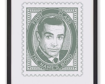 Sean Connery James Bond Art Print