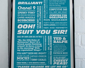 The Fast Show Print: TV-komedicitat, Suit You Sir