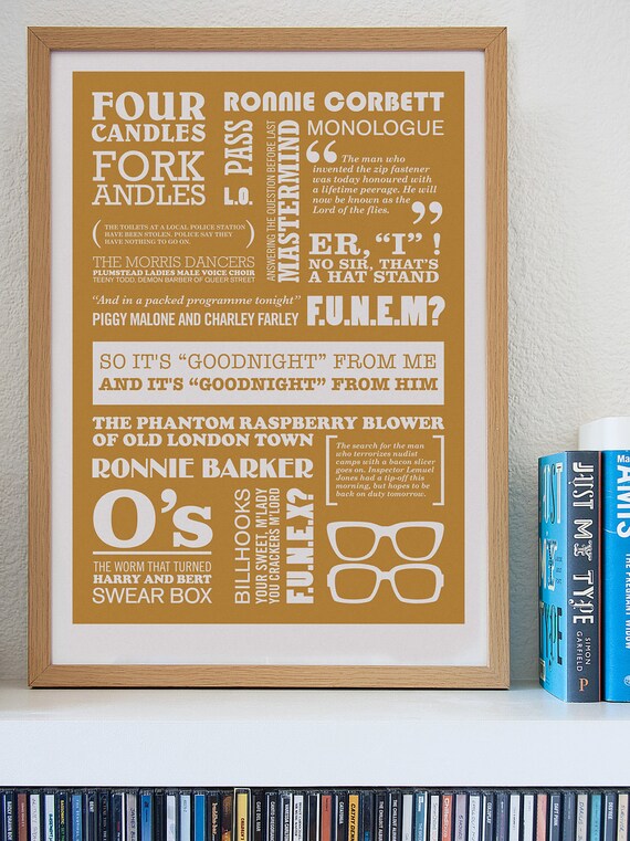The Two Ronnies Wonderful Tour Poster