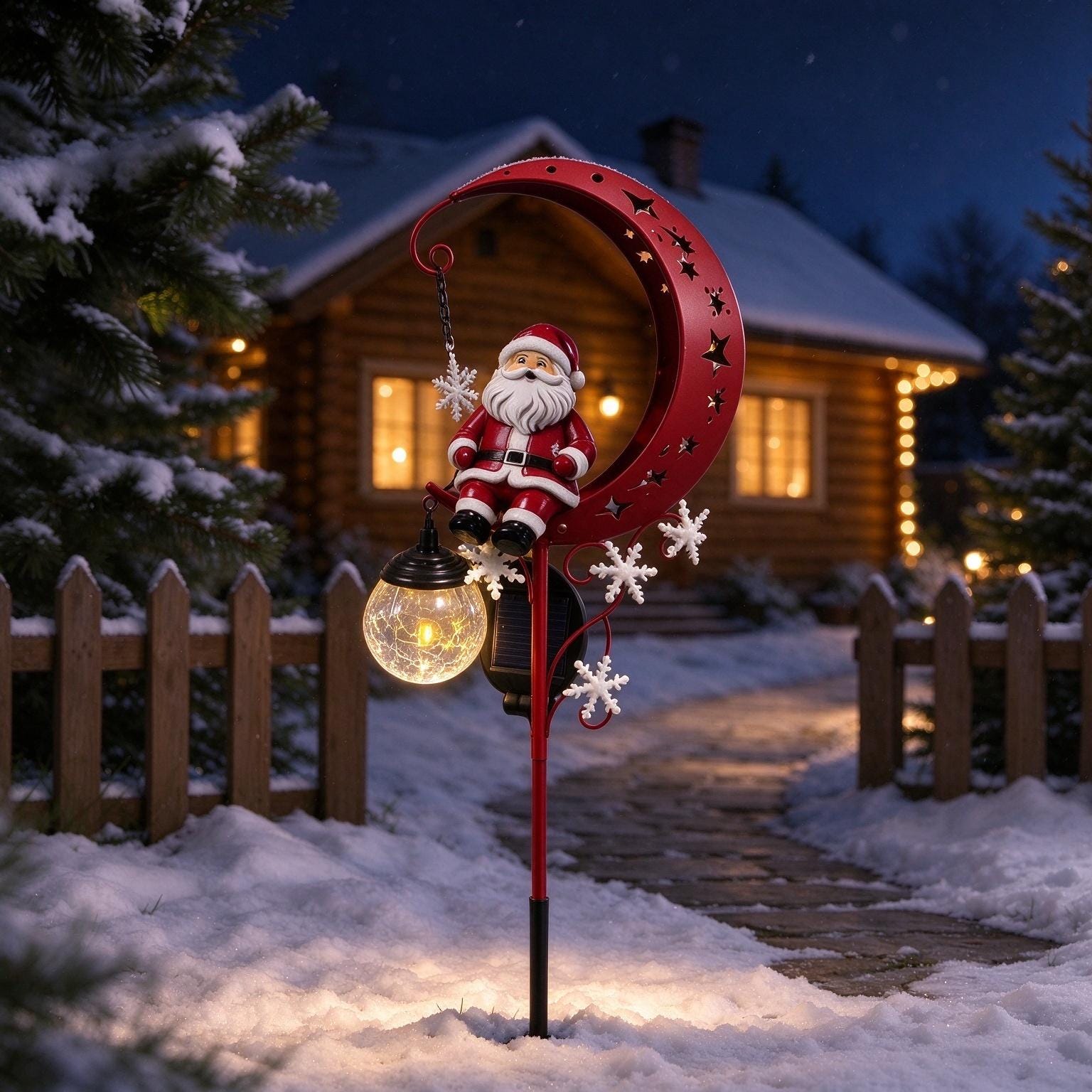 Santa Moon Light - Etsy