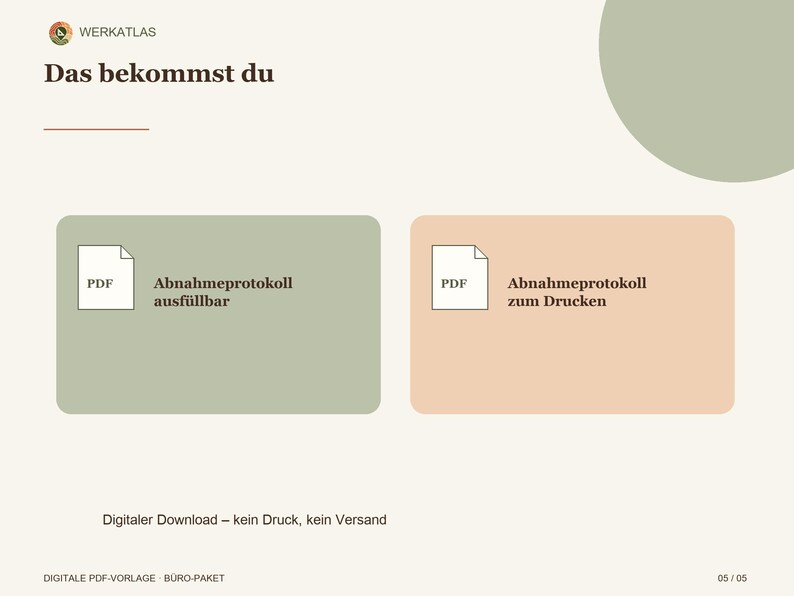 Szablon protokołu odbioru (PDF, do wypełnienia) | Odbiór robót budowlanych dla fachowców i usług budowlanych | Lista usterek w formacie A4 z polem na logo zdjęcie 5