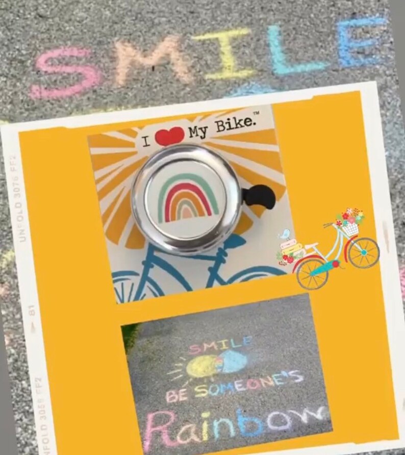 Bike Bell Rainbow Etsy