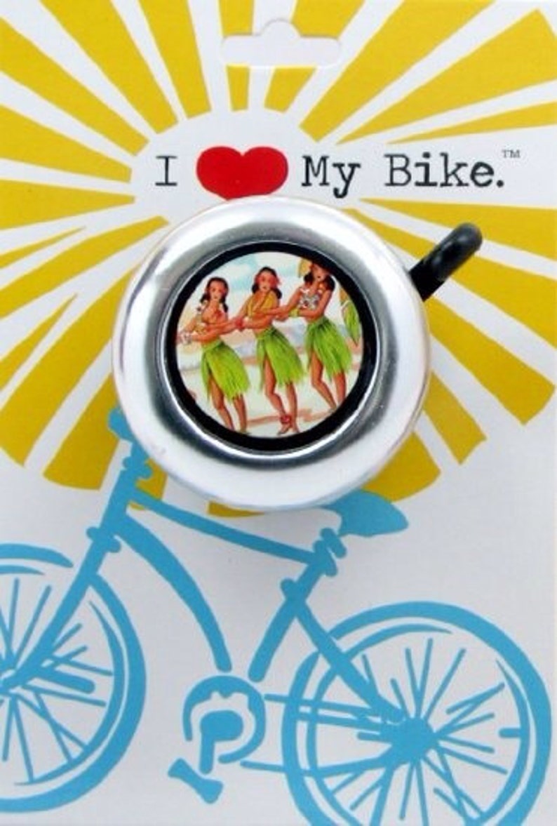Hula Girl Bike Bell Etsy