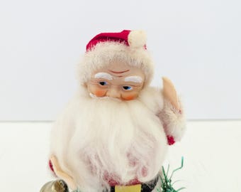 ヴィンテージ サンタ クリスマス オルゴール 回転式 ジングルベル ジェスティア 日本製 1950年代