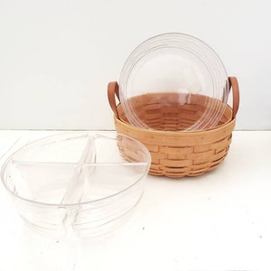 Longaberger Darning Basket Round Storage Combo Set de 2 | Etsy