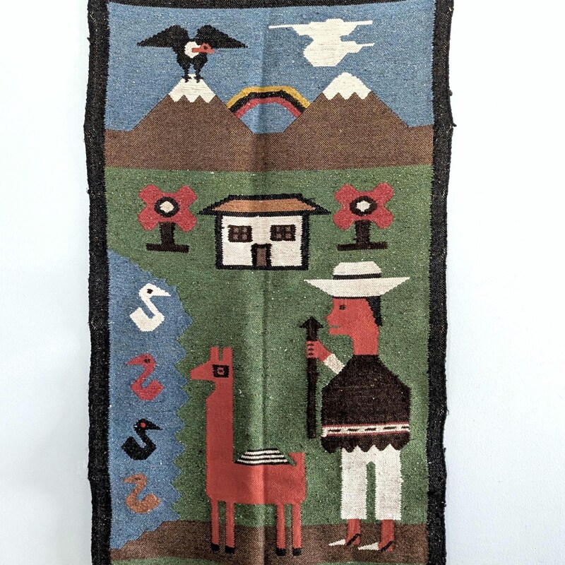 Peruvian Rug Green - Etsy