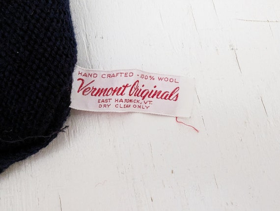 Vintage Vermont Originals Ski Hat Wool Knit One S… - image 8