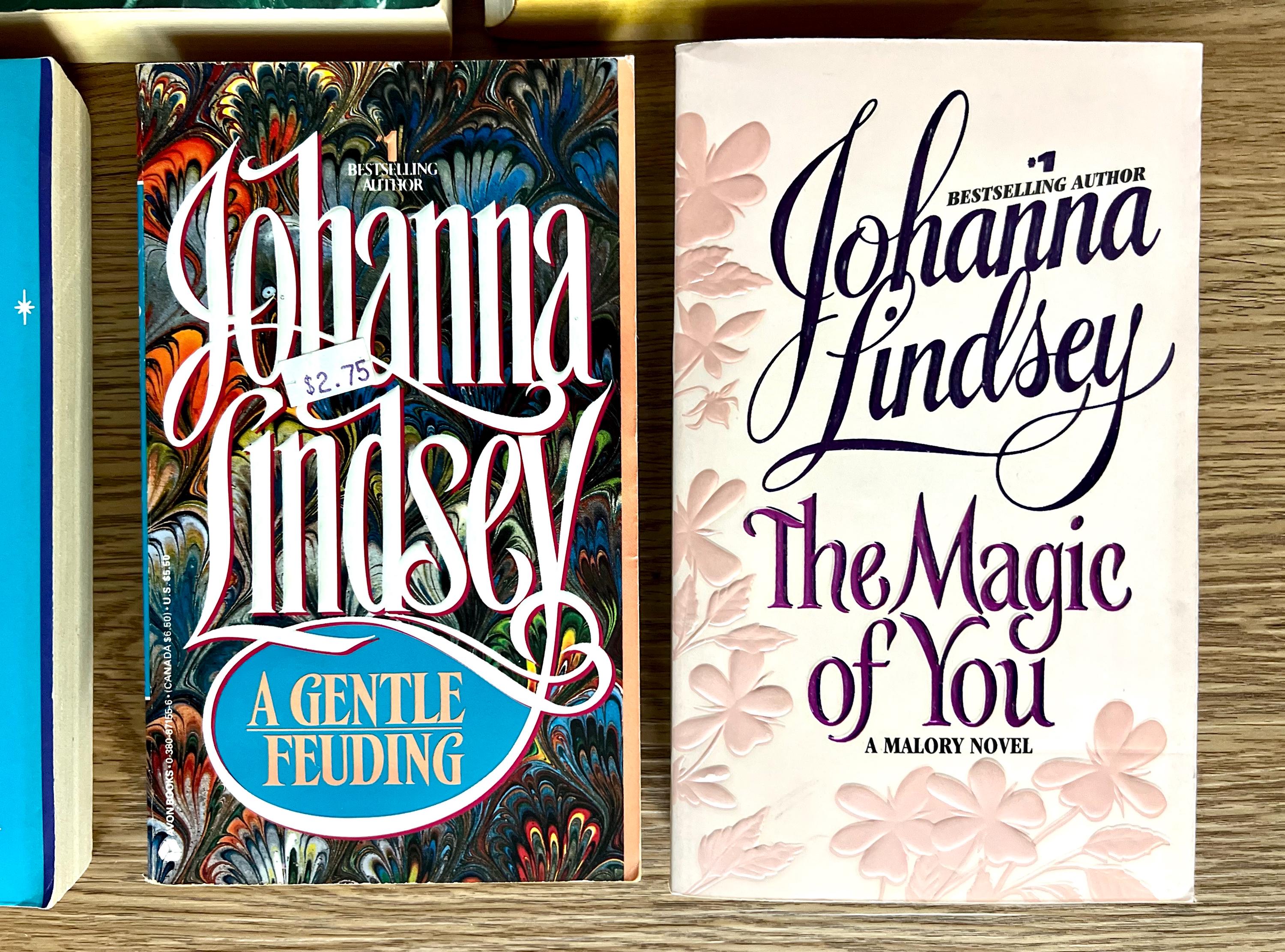 Vintage Johanna Lindsey Romance Novels - 1980s/90s Avon Paperbacks ...