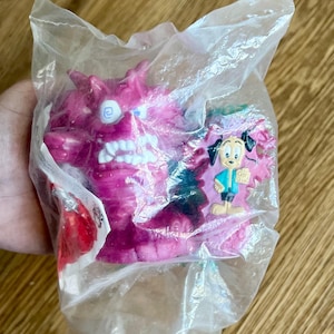 1995 Taco Bell Earthworm Jim Meal Toy: Peter Puppy & Monster Dog