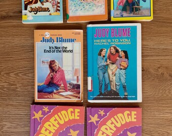 Vintage Judy Blume Books, You Choose//Paperback Hardcover Juvenile Kids Books 1980s 1990s
