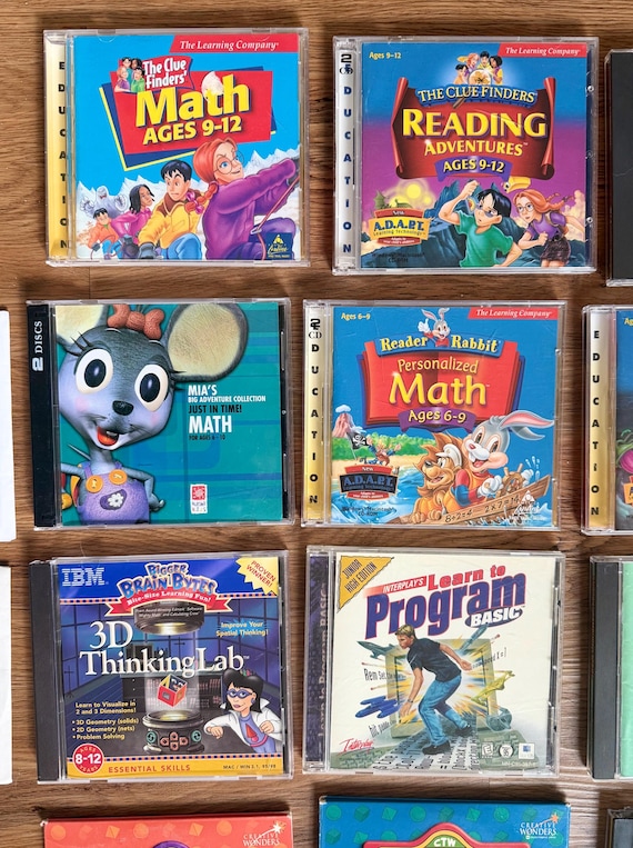 Vintage Assorted PC Games//you Choose, Sold Separately//computer