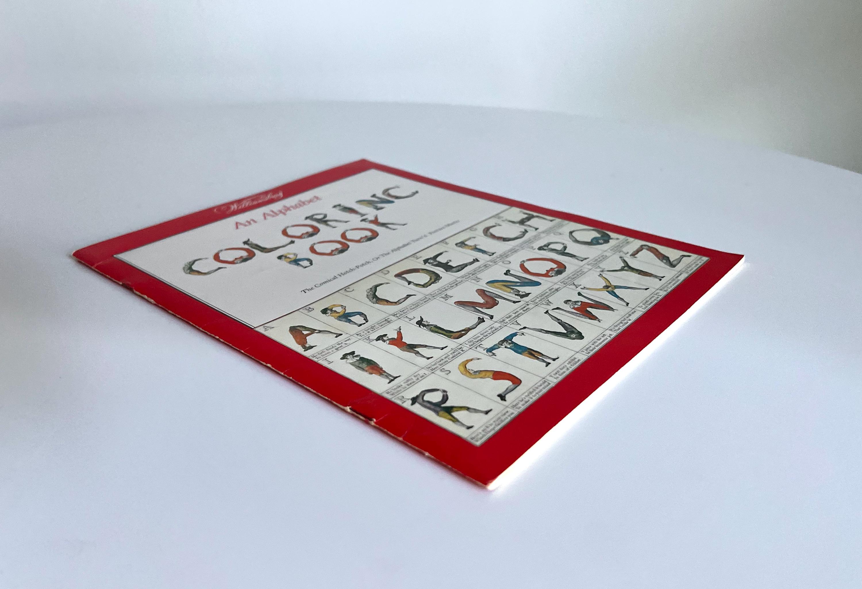 Vintage an Alphabet Coloring Book- the Comical Hotch-potch, or the