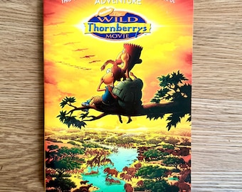 Vintage 2002 The Wild Thornberrys Movie Novelization First Edition Paperback Nickelodeon Book Eliza Thornberry Rare Y2K