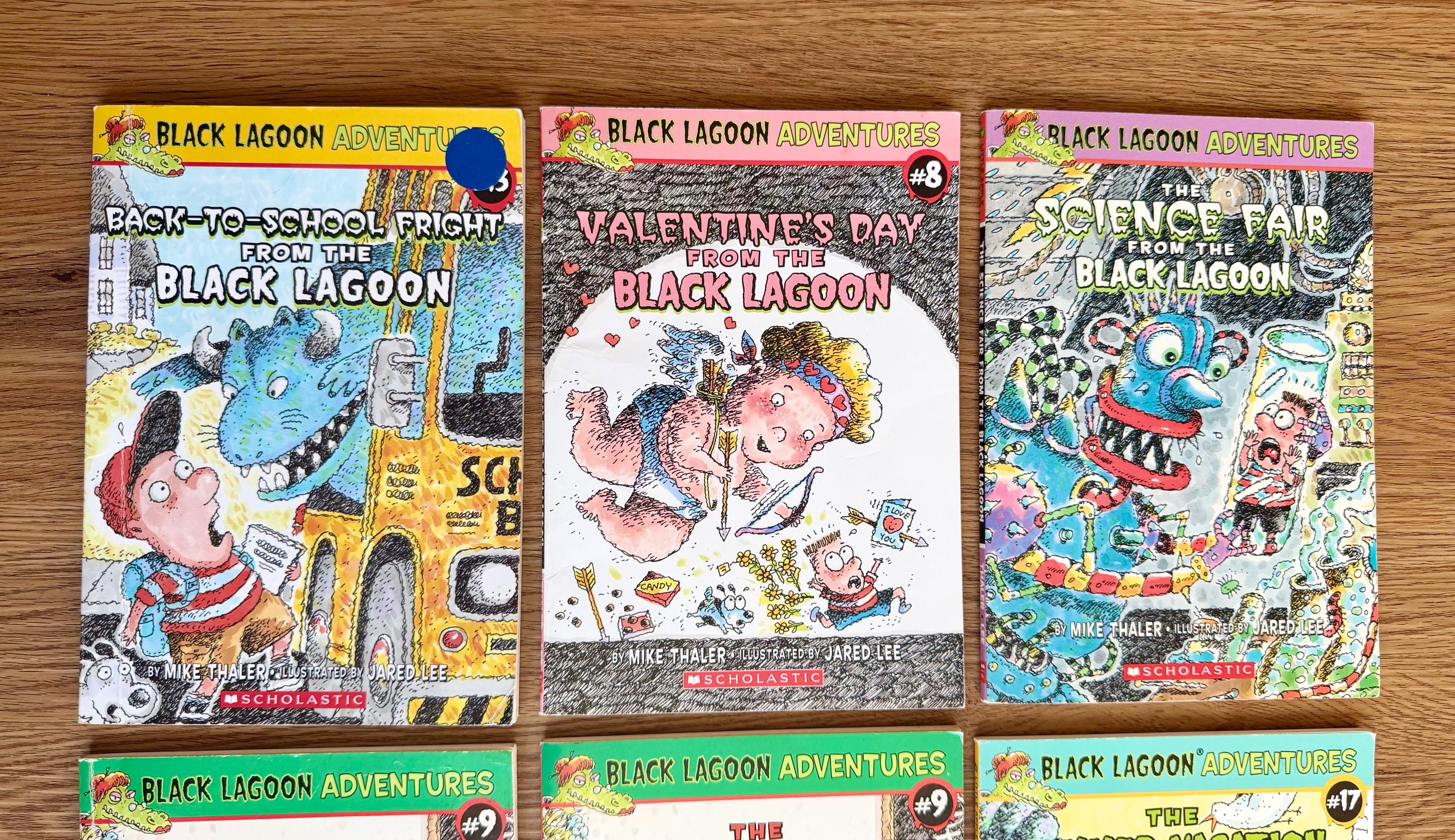 Black Lagoon Adventures Books by Mike Thaler, Illustrated by Jared