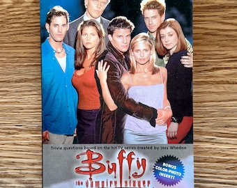 1999 Buffy the Vampire Slayer Pop Quiz by Cynthia Boris//Vintage 90s Paperback Book