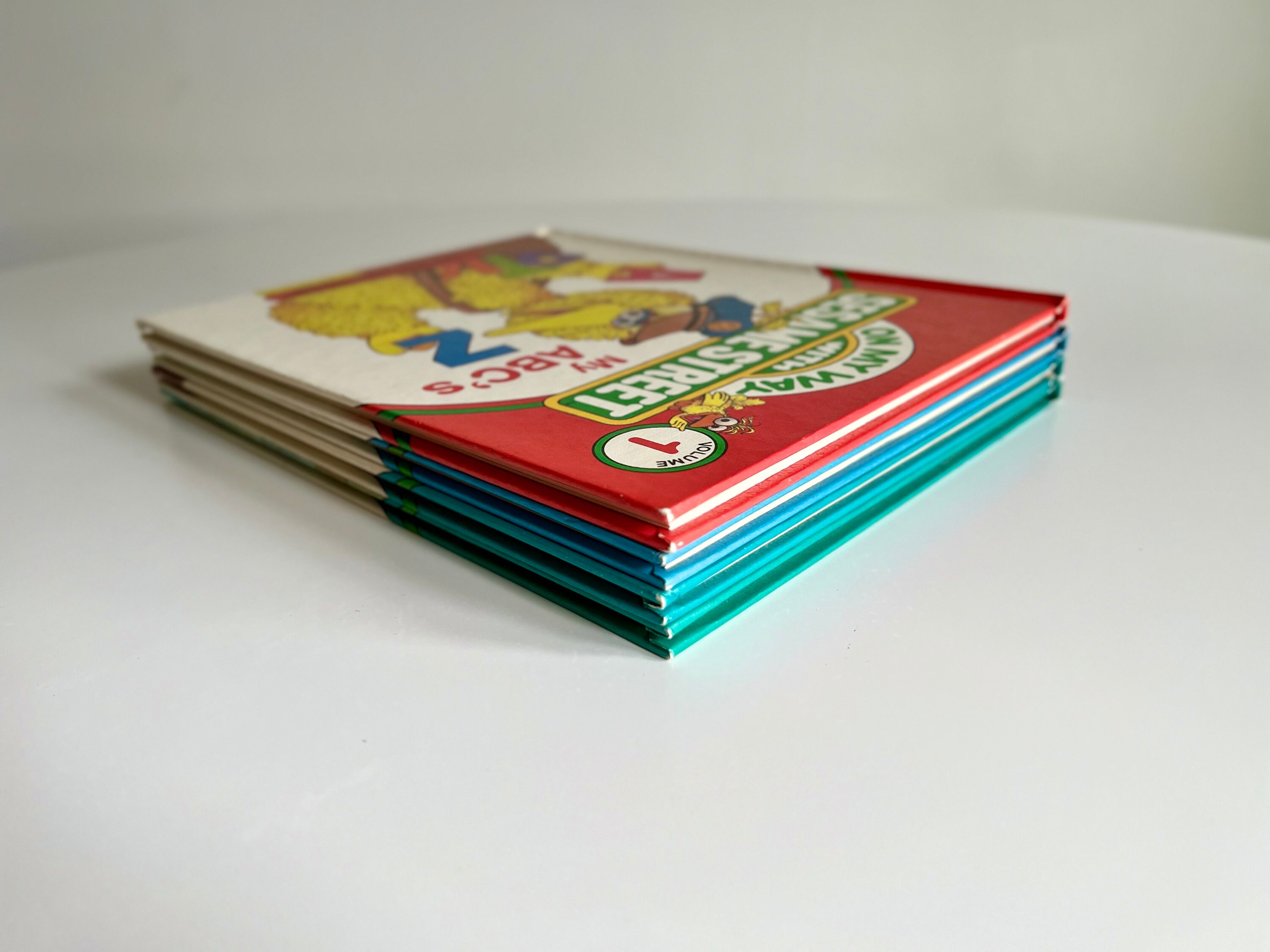 On My Way With Sesame Street Volumes 1,2,5 & 11// Childrens Book