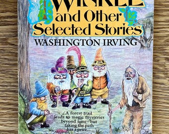 Vintage Rip Van Winkle Book by Washington Irving - 1993 TOR Edition
