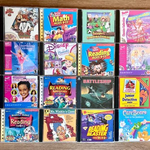 Vintage Assorted PC Games//You Choose, Sold Separately//Computer CD-ROMs 1990s 2000s Windows Macintosh