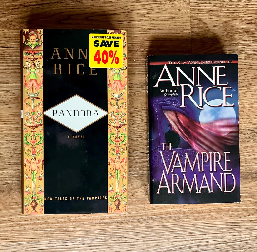 Vintage Anne Rice Novels, Sold Separately, You Choose - Etsy