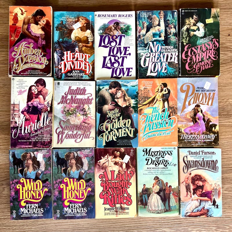 1980s Romance Paperbacks - Etsy