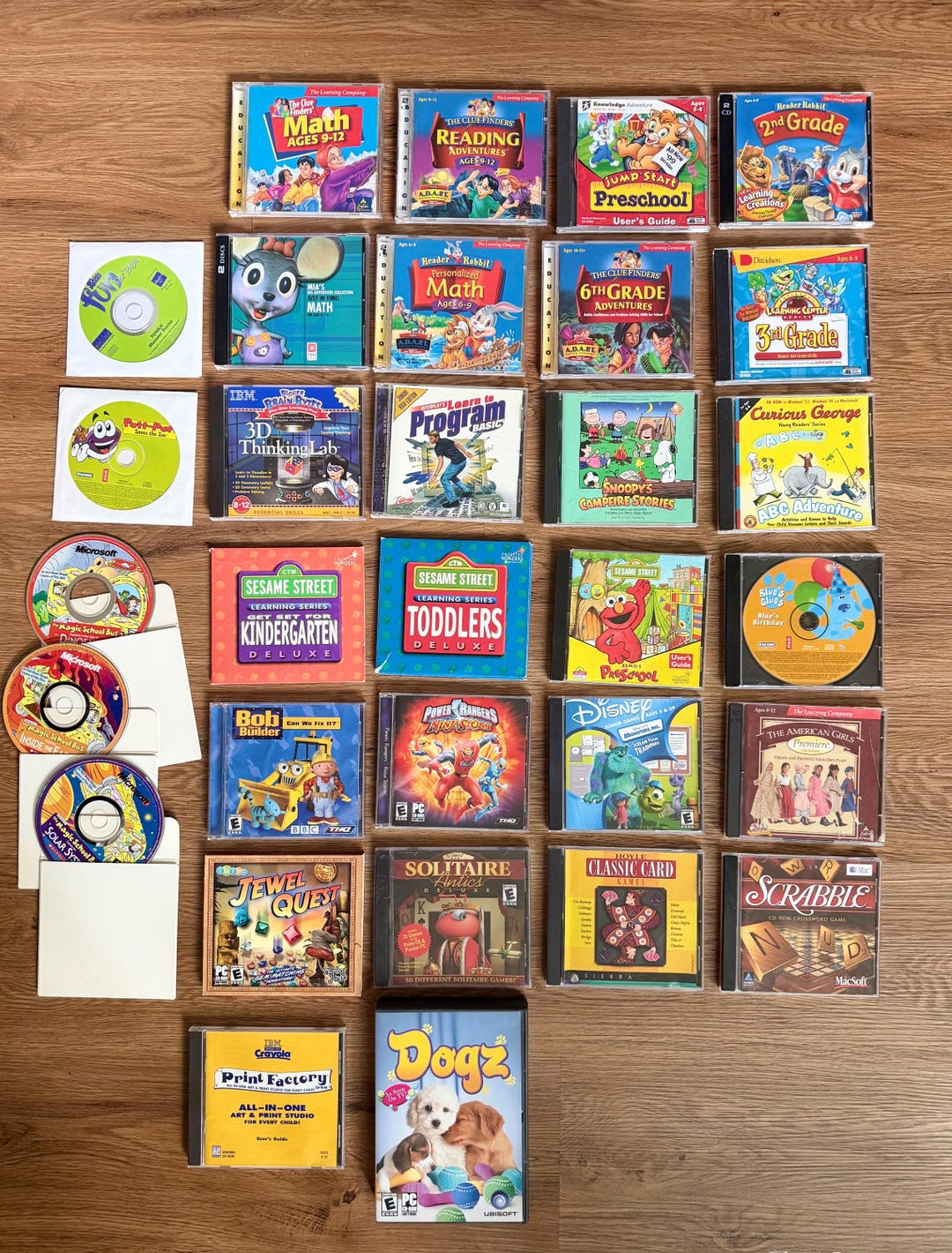 Vintage Assorted PC Games//you Choose, Sold Separately//computer
