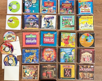 Vintage Assorted PC Games//You Choose, Sold Separately//Computer CD-ROMs 1990s 2000s Windows Macintosh