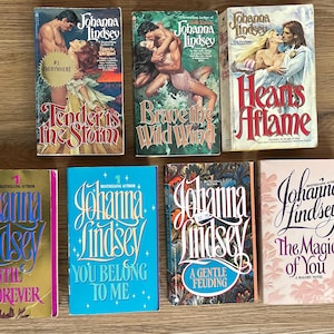 Vintage Assorted Johanna Lindsey Historical Romance Paperback Books//Sold Separately, You Choose// Avon fiction Novels 1980s 1990s